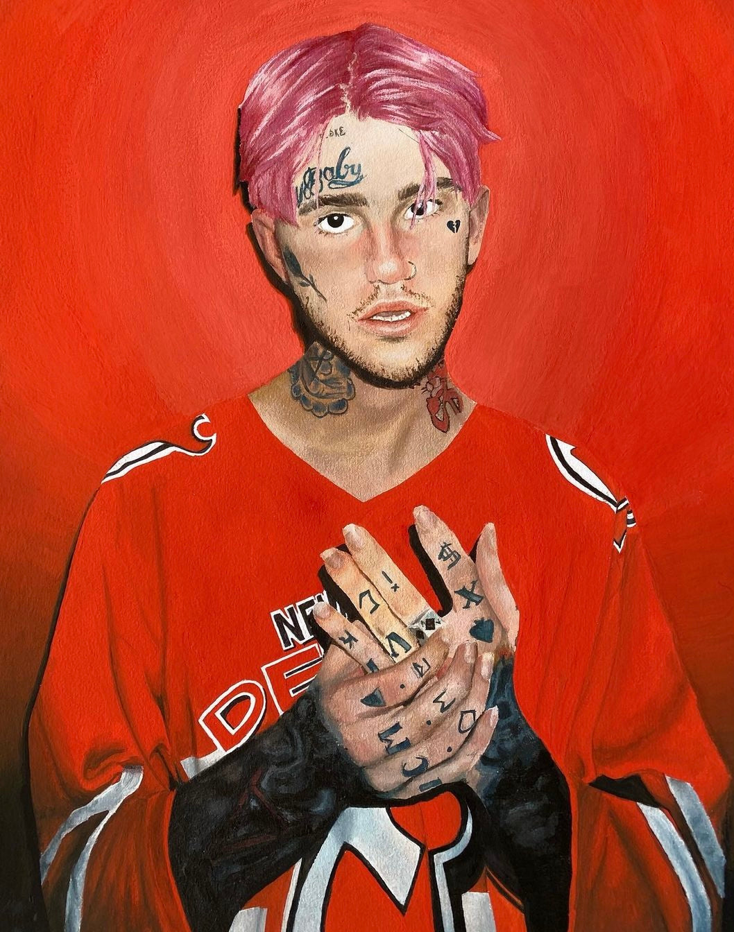 Lil peep painting discount